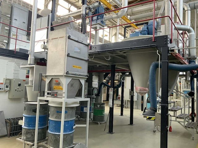 Glaspoeder productie opstelling - afbeelding 20 van  25