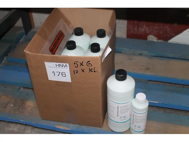 Glass polish nl ritec in 9 diverse flessen. - afbeelding 1 van  3