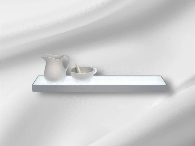 Glasschap 120 cm ledverlichting teo led forma funzione inclusief schakelaar - afbeelding 1 van  5
