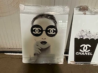 Glasschilderij chanel (2x) - afbeelding 2 van  3