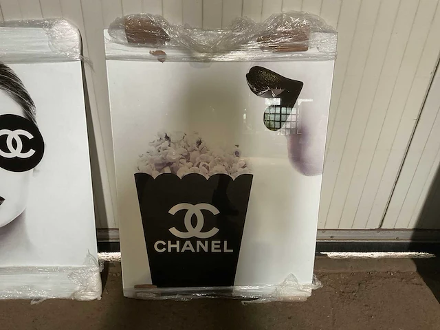 Glasschilderij chanel (2x) - afbeelding 3 van  3
