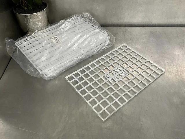 Glassfresh - pak afdruipmatten (30x20 cm) (10x) - afbeelding 1 van  3