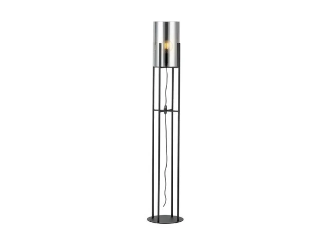 Glastonbury vloerlamp - e27 - 136 cm - zwart eglo - afbeelding 1 van  2