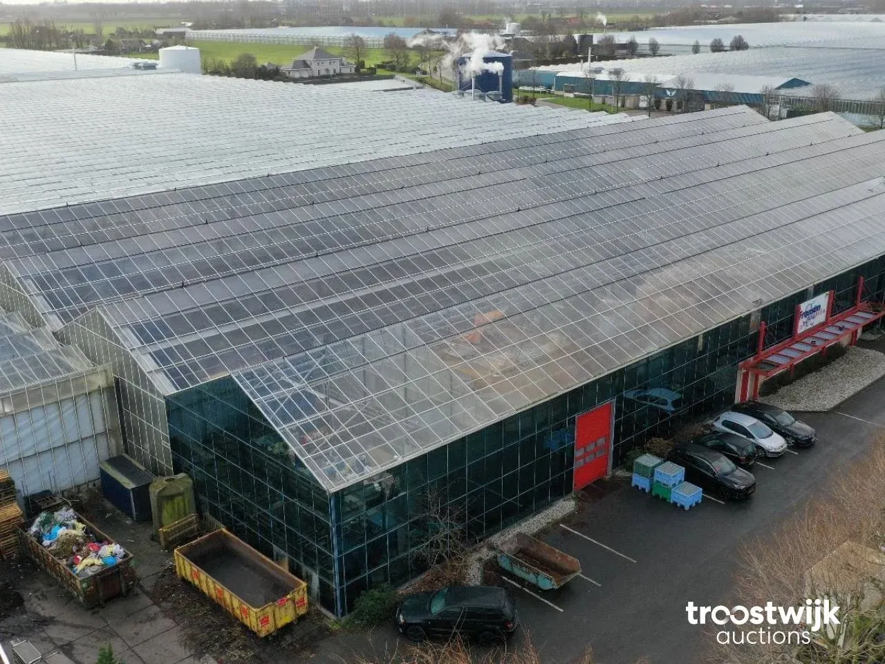Glastuinbouw, groente,- fruit-, bloemen teelt systemen, agri machines en staal