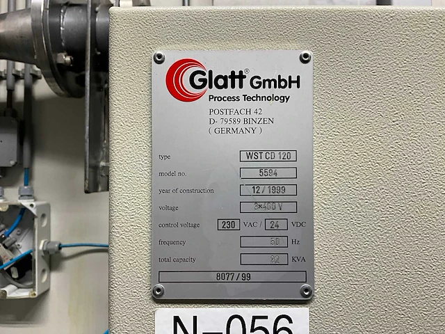 Glatt wsg cd 120 wervelbed droogsysteem - afbeelding 26 van  33