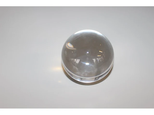 Glazen bol doorsnede 8 cm. - afbeelding 2 van  2