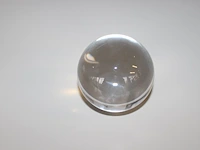 Glazen bol doorsnede 8 cm. - afbeelding 2 van  2