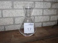 Glazen decanteerkaraf. - afbeelding 2 van  2