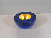 Glazen kunstwerk, elleke van gorsel, de einidge gedachtenstroom, 1999 - afbeelding 1 van  4