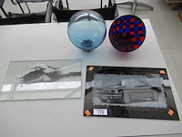 Glazen object (4x) - afbeelding 1 van  1