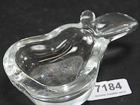 Glazen peer als schaal - afbeelding 1 van  3