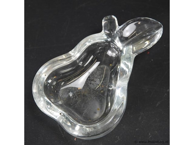 Glazen peer als schaal - afbeelding 2 van  3