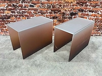 Glazen presentatie bank (2x) - afbeelding 1 van  6