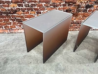 Glazen presentatie bank (2x) - afbeelding 4 van  6