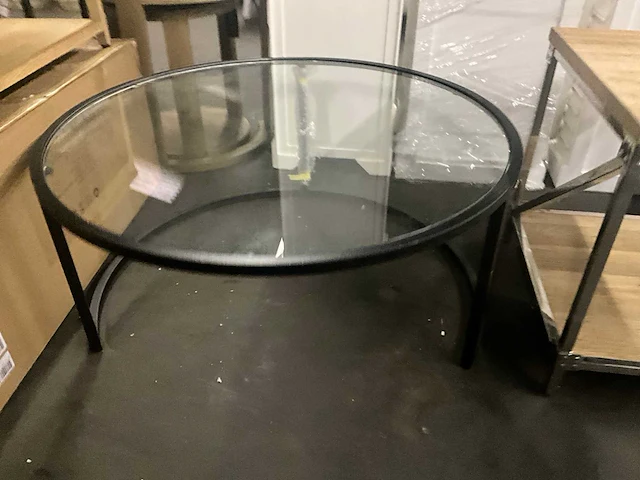 Glazen salontafel - afbeelding 4 van  6