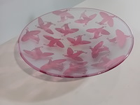 Glazen schaal, olaf stevens, vogelschaal, 2001 - afbeelding 3 van  6