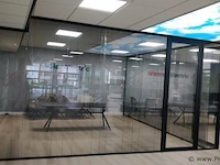 Glazen tussenwand incl. jalouzieen - 517x266cm - afbeelding 1 van  4