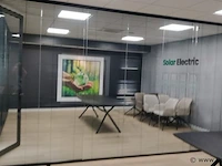 Glazen tussenwand incl. jalouzieen - 517x266cm - afbeelding 4 van  4