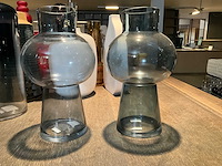 Glazen vaas (2x) - afbeelding 1 van  5