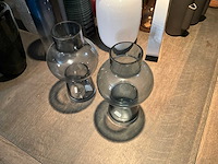 Glazen vaas (2x) - afbeelding 5 van  5