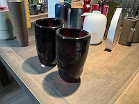 Glazen vaas (2x) - afbeelding 4 van  6