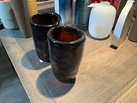 Glazen vaas (2x) - afbeelding 5 van  6