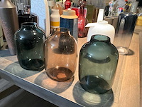 Glazen vaas (3x) - afbeelding 3 van  5