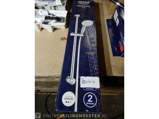 Glijstangset grohe, tempesta, chroom, , 60cm - afbeelding 1 van  2