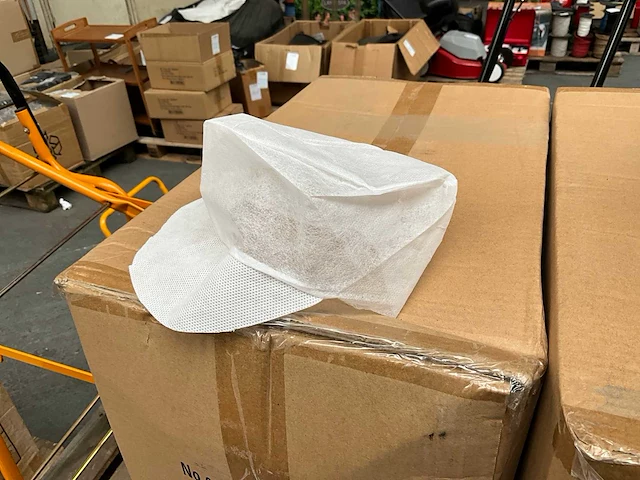 Global safety haarnet met voorklep (10x) - afbeelding 5 van  6