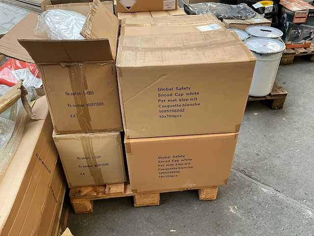 Global safety haarnet met voorklep (6x) - afbeelding 2 van  8