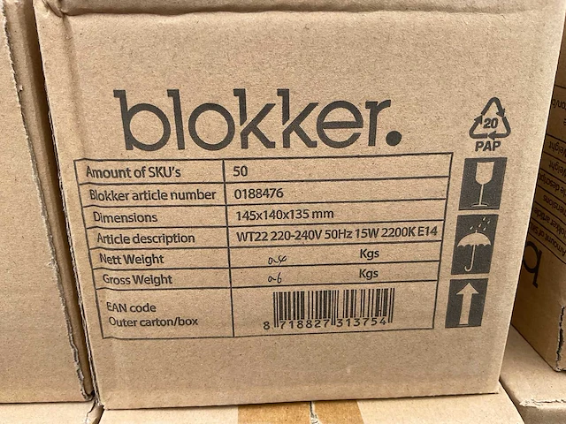 Gloeilamp special dimbaar - 15w 2200k e14 (3184x) - afbeelding 7 van  8