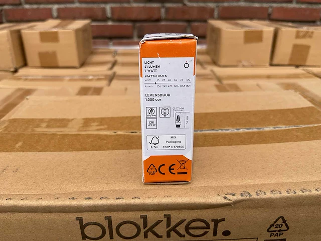 Gloeilamp special dimbaar - 7w 2200k e14 (2346x) - afbeelding 4 van  7