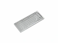 Glorious gaming gmmk pro 75% barebones (frame only) modulair mechanisch gaming toetsenbord,rgb, volledig aanpasbaar qwerty wit - afbeelding 2 van  6