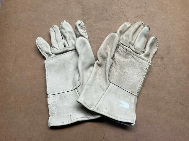 Gloves leather (2x) - afbeelding 2 van  2