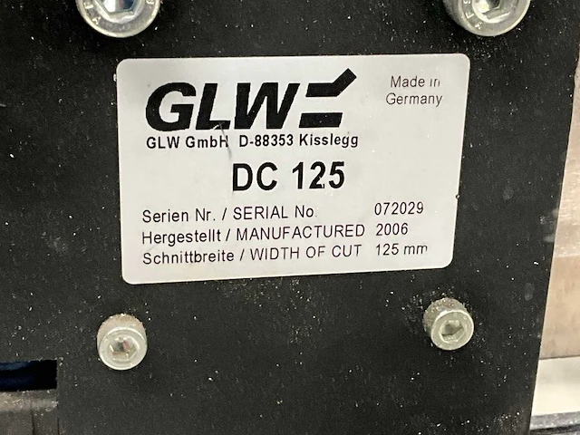 Glw dc 125 knip apparaat - afbeelding 5 van  13