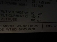 Gm electric - 80v 160a wt180 - acculaders - afbeelding 3 van  3