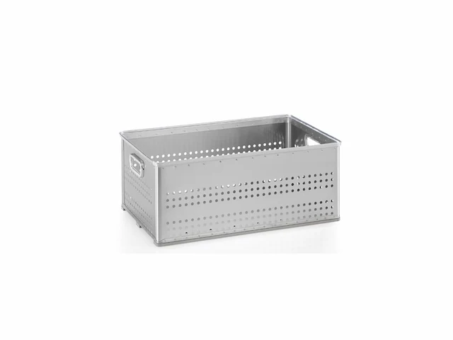 Gmöhling transportmand a 113 geperforeerd inhoud 82l aluminium - afbeelding 1 van  1