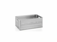 Gmöhling transportmand a 113 geperforeerd inhoud 82l aluminium - afbeelding 1 van  1