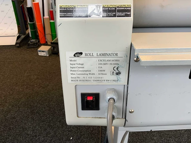 Gmp - excelam 1670-rs - lamineermachine - afbeelding 4 van  5