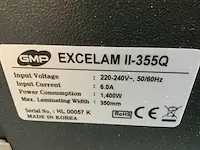 Gmp - excelam ii-355q - rollamineermachine - afbeelding 6 van  7