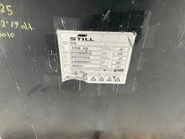 Gnb - 625ah - 48v - batterij - 2019 - afbeelding 3 van  5