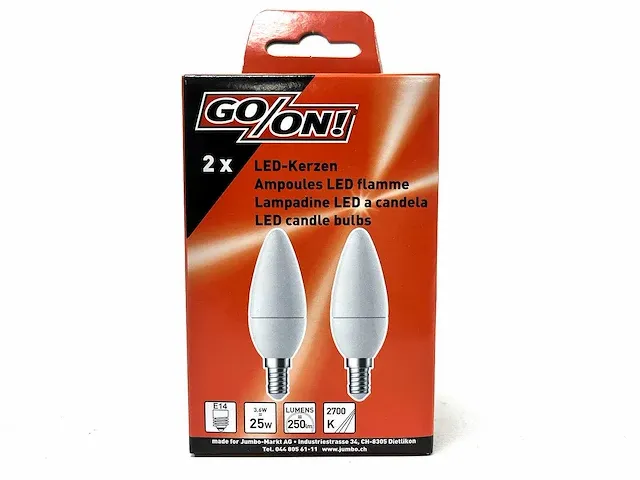 Go on! - led lichtbron e14 wit (80x) - afbeelding 1 van  3