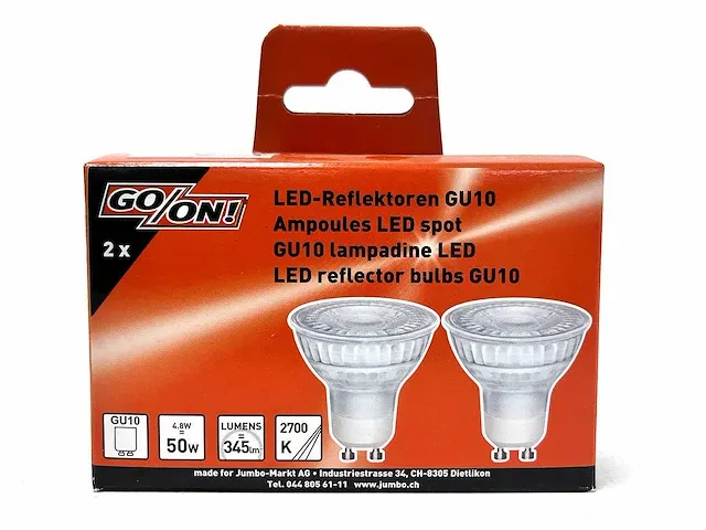 Go on! - led spots gu10 (80x) - afbeelding 1 van  3