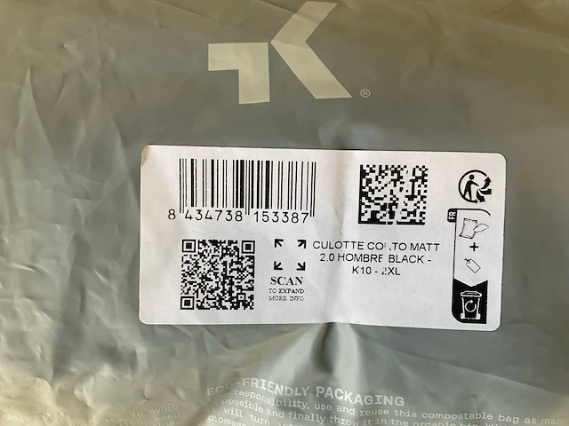 Gobik culotte corto matt 2.0 k10 wielrenbroek maat 2xl - afbeelding 2 van  2