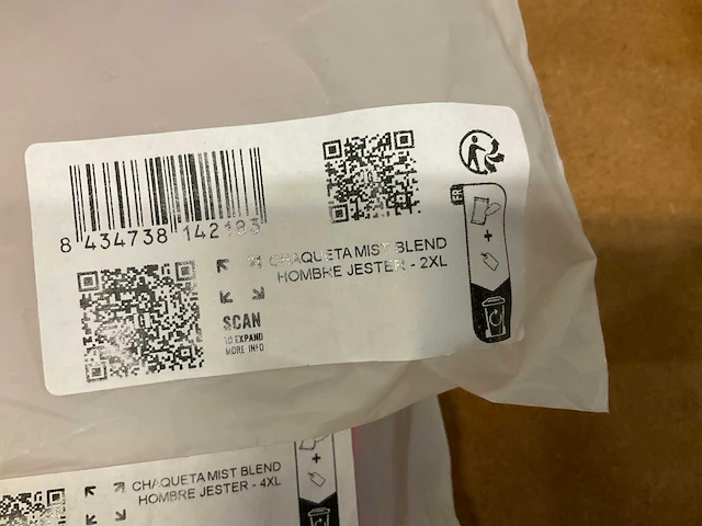 Gobik mist blend jester herenfietsjack maat 2xl - afbeelding 2 van  2