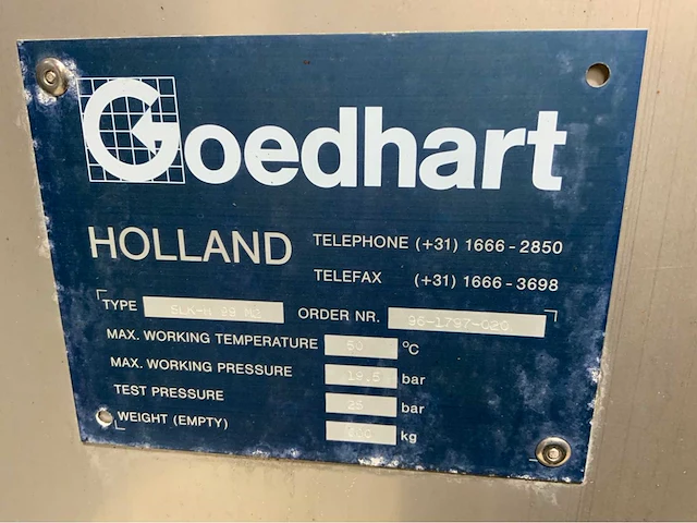 Goedhart slk-h 99 m2 condensor nh3 - afbeelding 7 van  7