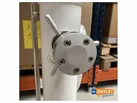 Goiot model 220 complete sailboat steering pedestal kit white - afbeelding 2 van  5