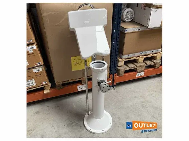 Goiot model 220 complete sailboat steering pedestal kit white - afbeelding 3 van  5