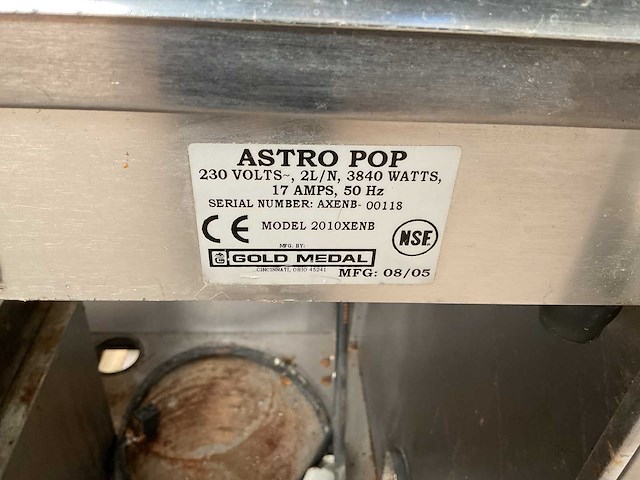 Gold medal popcorn maker - afbeelding 8 van  9