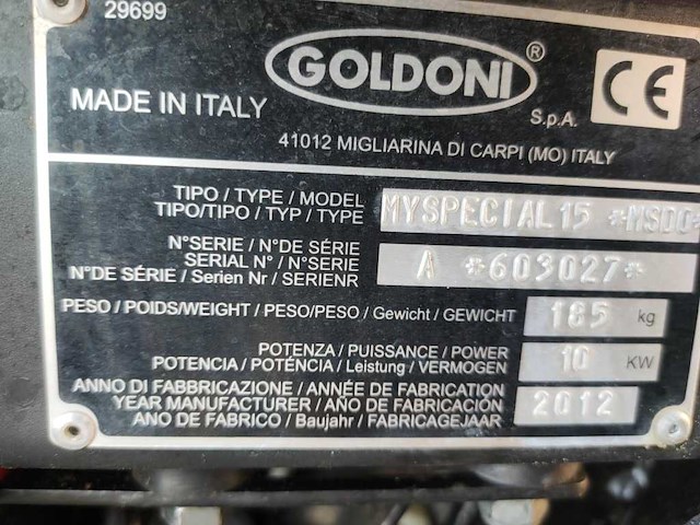 Goldoni - 2011 - my special 1500 - - afbeelding 5 van  9